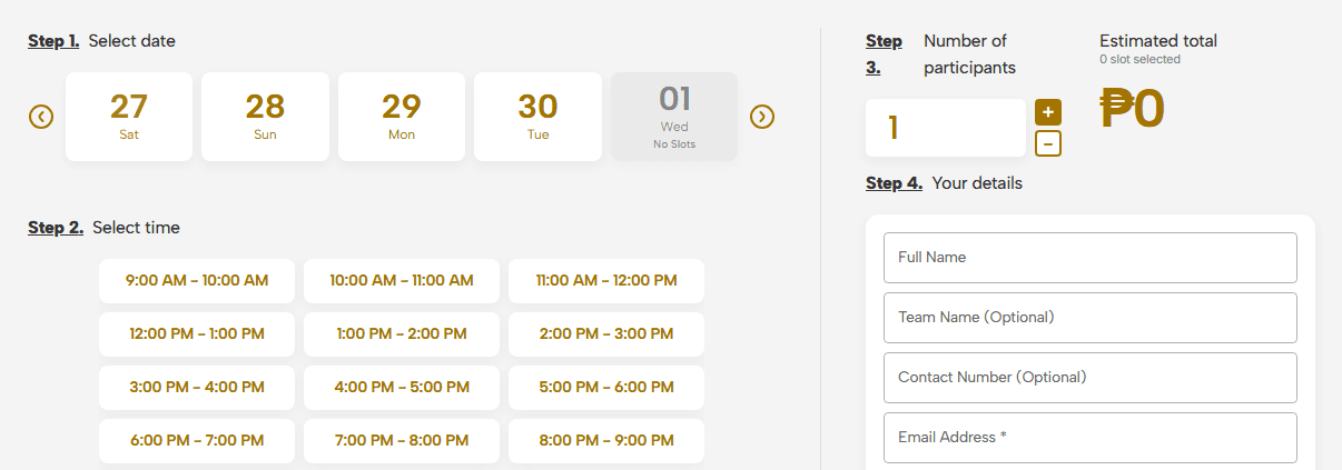 BOOKING.SYSTEM